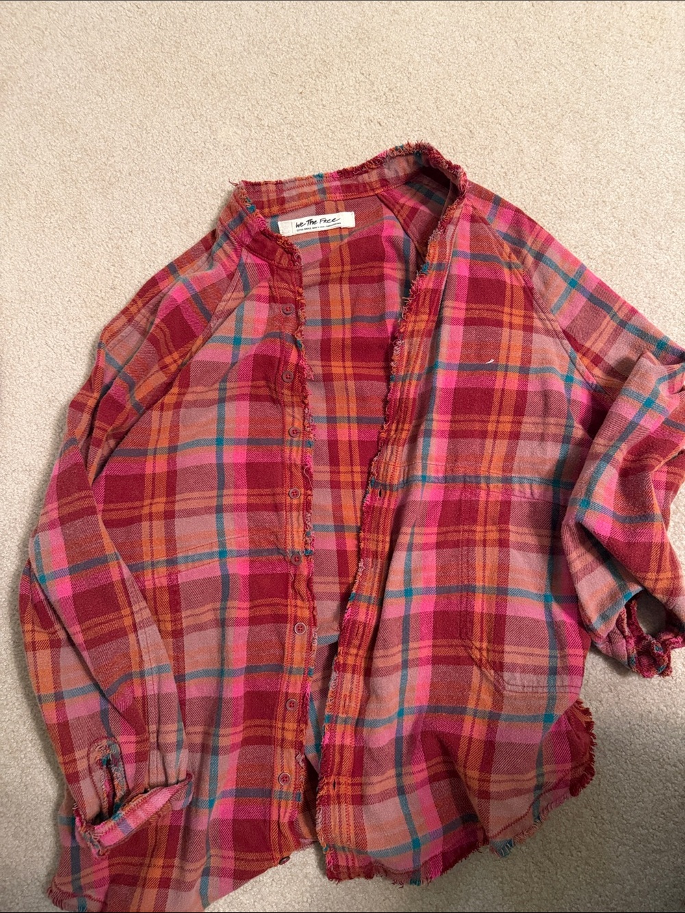 Free people Plaid Button-Front Shirt - We The Free